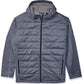 Cutter & Buck Men's Weathertec Jersey Bonded Fleece Altitude Quilted Hood Jacket, Liberty Navy, 4X Big
