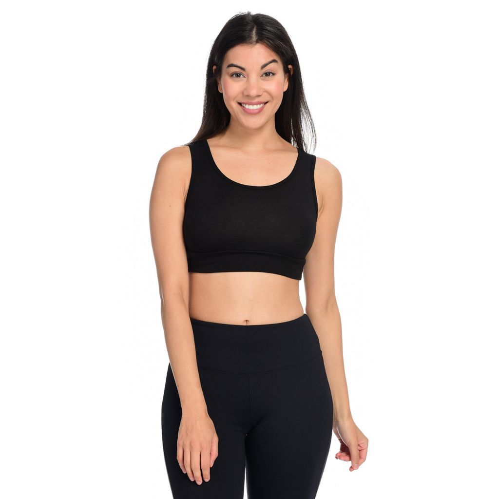 Halftee Lightweight Scoop Neck Banded Hem Layering Tank