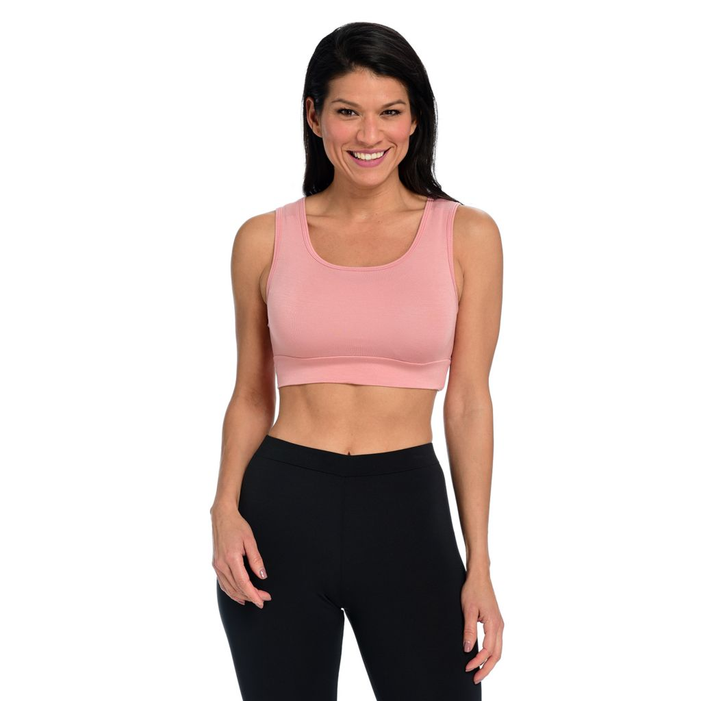 Halftee Lightweight Scoop Neck Banded Hem Layering Tank