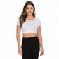 Halftee Lightweight Reversible Lace Insert Layering Top