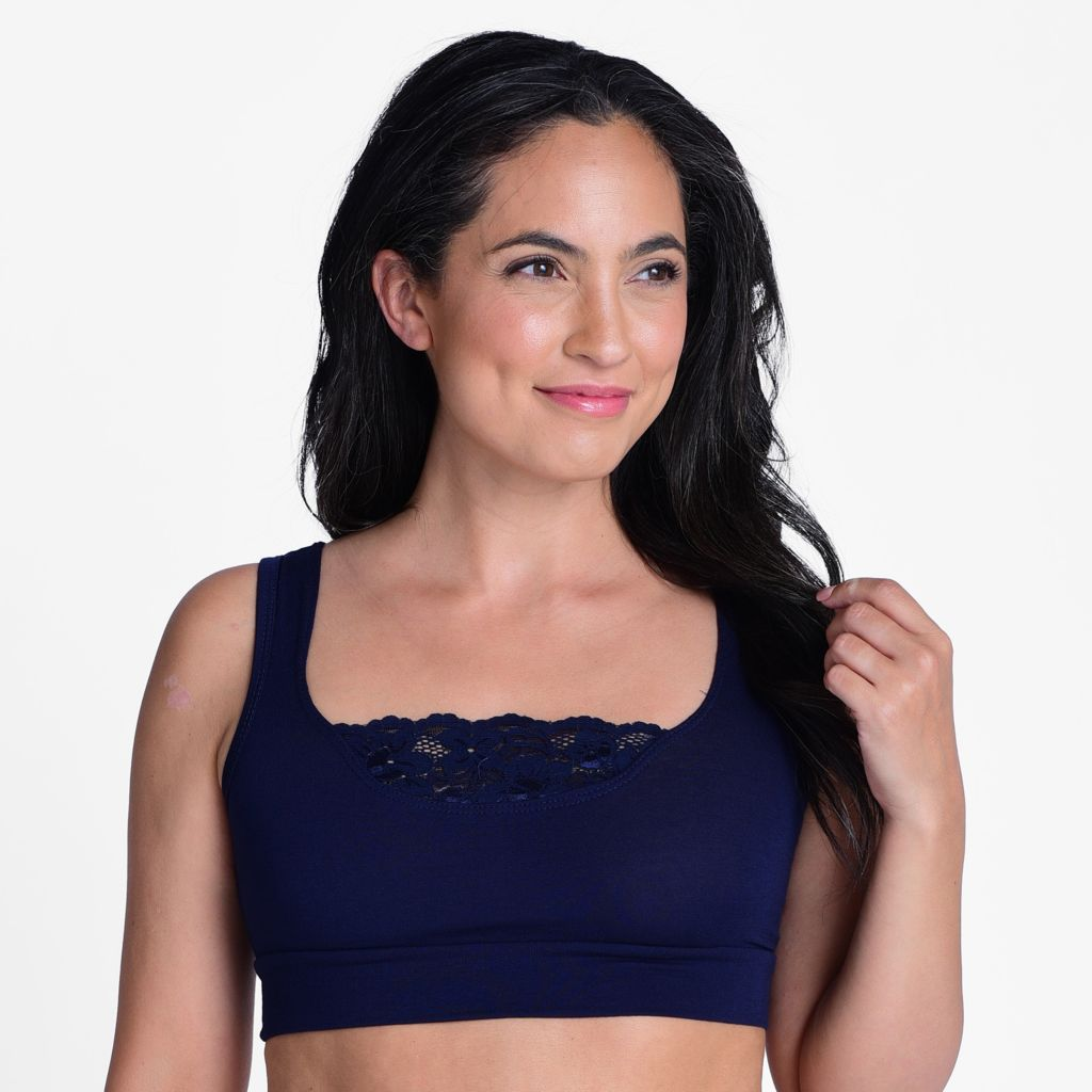 Halftee Lace Detailed Peekaboo Layering Tank Top