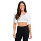 Halftee Knit & Woven Waterfall Sleeve Layering Top