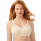 Sutiã sem aro Playtex Feminino 18 Hour Ultimate Lift &amp; Support Madrepérola Tamanho 40D