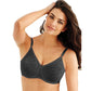 Sutiã Bali Feminino com Aro em Renda e Suave, Preto
