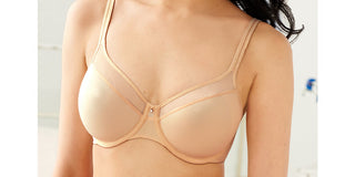 Sutiã Bali Feminino One Smooth U Ultra LightIllusion Neckline com aro Nude Tamanho 34DD