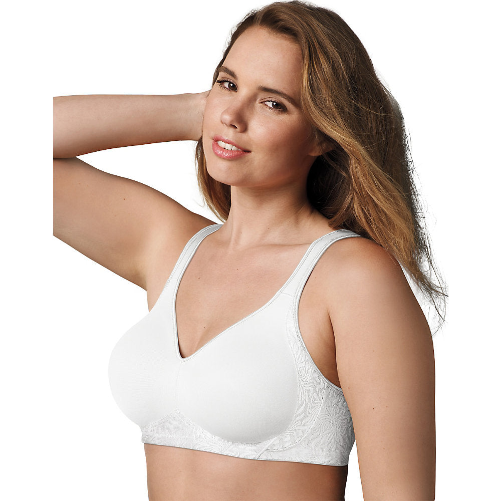 Sutiã sem aro Playtex Feminino 18 Hour Seamless Smoothing Branco