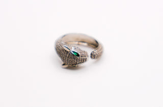 Anel de Prata Panther Majesty - Embrace Elegance