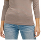 Camiseta britânica listrada Three Dots cinza tamanho P