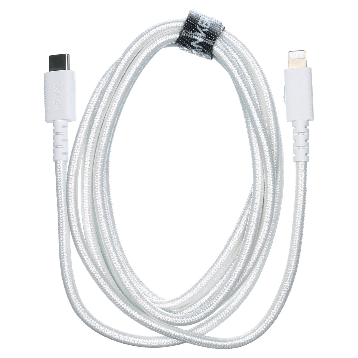 Cabo Anker PowerLine Select + USB-C com conector Lightning de 1,8 m, certificado Apple MFi - Branco