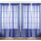 Pacote com 4 unidades da J&amp;V TEXTILES: Painéis de cortina transparentes sólidos