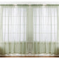 Pacote com 4 unidades da J&amp;V TEXTILES: Painéis de cortina transparentes sólidos