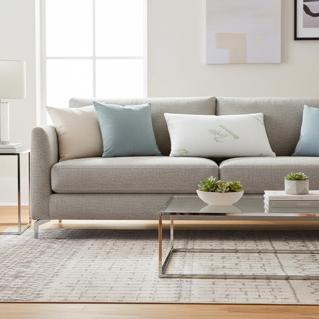 Travesseiros de espuma viscoelástica de bambu (pacote com 1 ou 2)