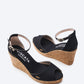Aiguafreda Canvas Espadrille Sandal Wedges