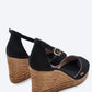 Aiguafreda Canvas Espadrille Sandal Wedges