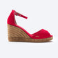 Aiguafreda Canvas Espadrille Sandal Wedges