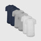 Pacote com 6 unidades All Heather Tall Round Hem