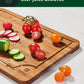 Cutting Board Set of 3, Bamboo, Brown