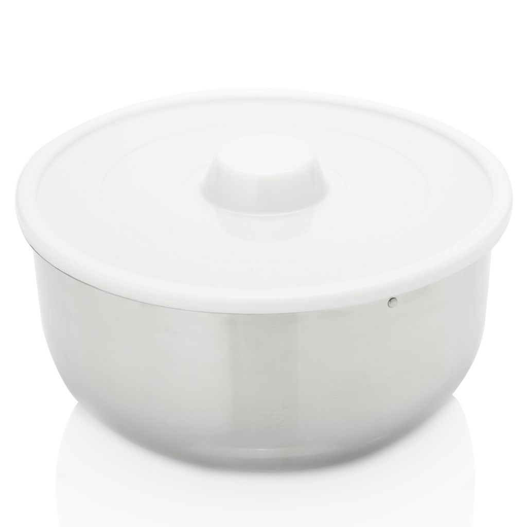 Cook's Companion Stainless Steel Open Mixer 5 qt Mixing Bowl w/ Cover