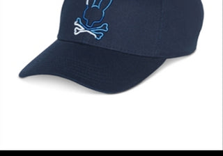 Boné de beisebol Psycho Bunny Calle Azul-marinho