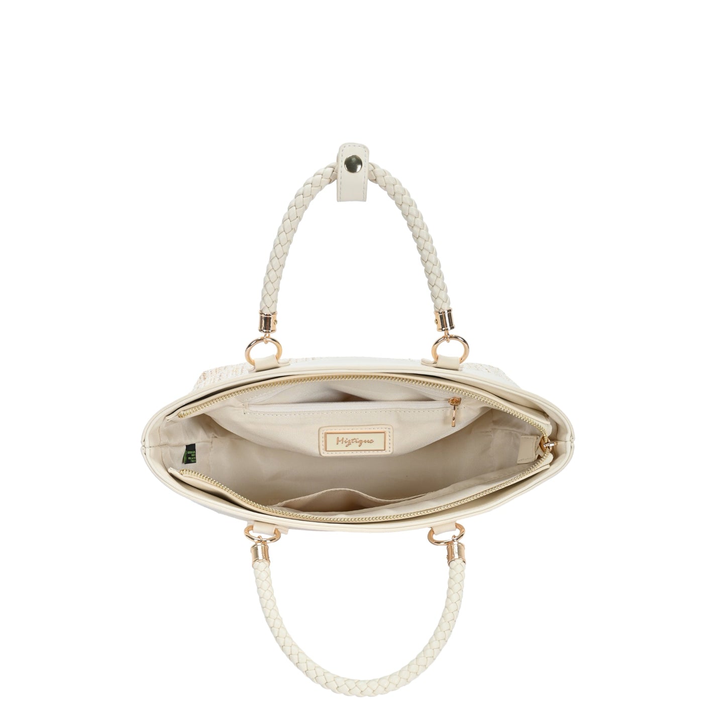 Nora Straw Winged Satchel
