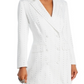 Vestido Blazer Lucy Paris com Strass Branco Tamanho XS