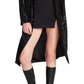 Jaqueta Steve Madden Show Stopper Sequin Duster Preta