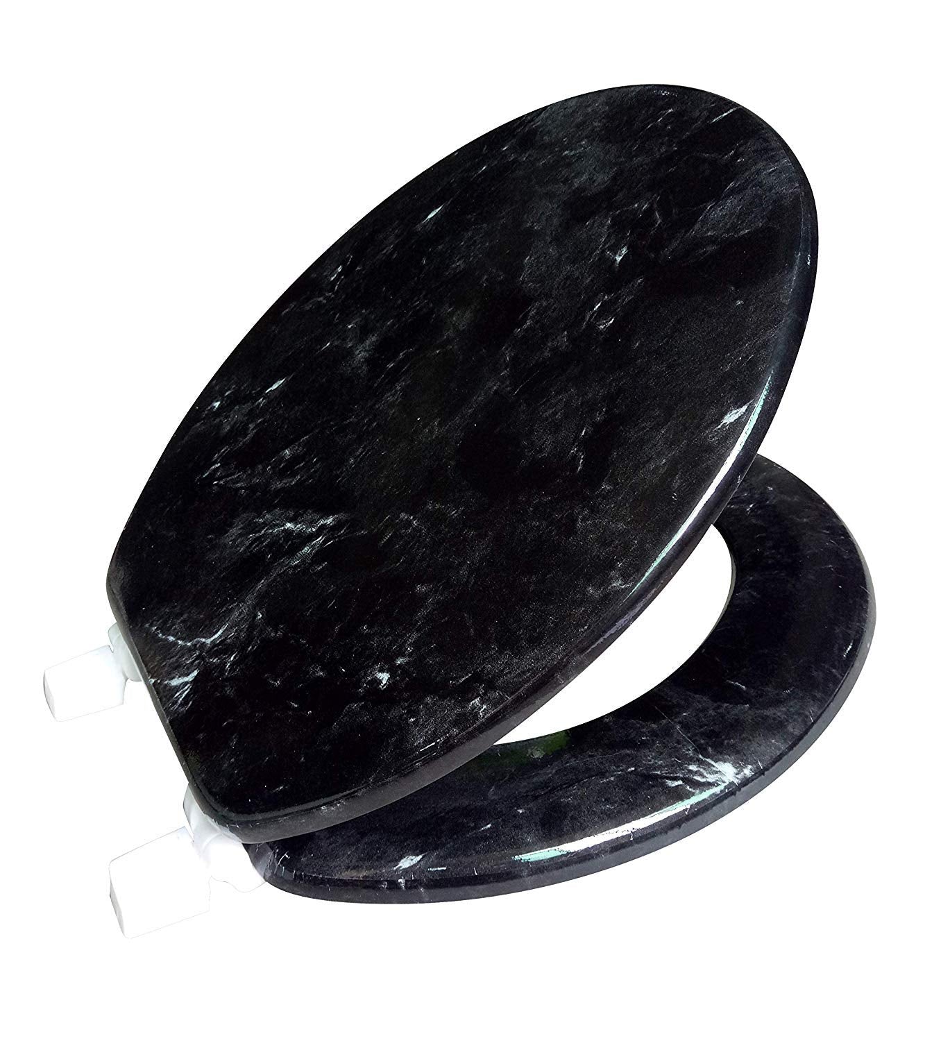 Assento sanitário redondo com dobradiça fácil de limpar e trocar da J&amp;V Textiles