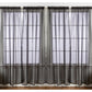 Pacote com 4 unidades da J&amp;V TEXTILES: Painéis de cortina transparentes sólidos
