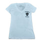 Shannon Briggs The Cannon Lets Go Champ Womens Tshirt Tee White V Neck