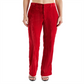 Calça Steve Madden Mercer Crushed Velvet Vermelha