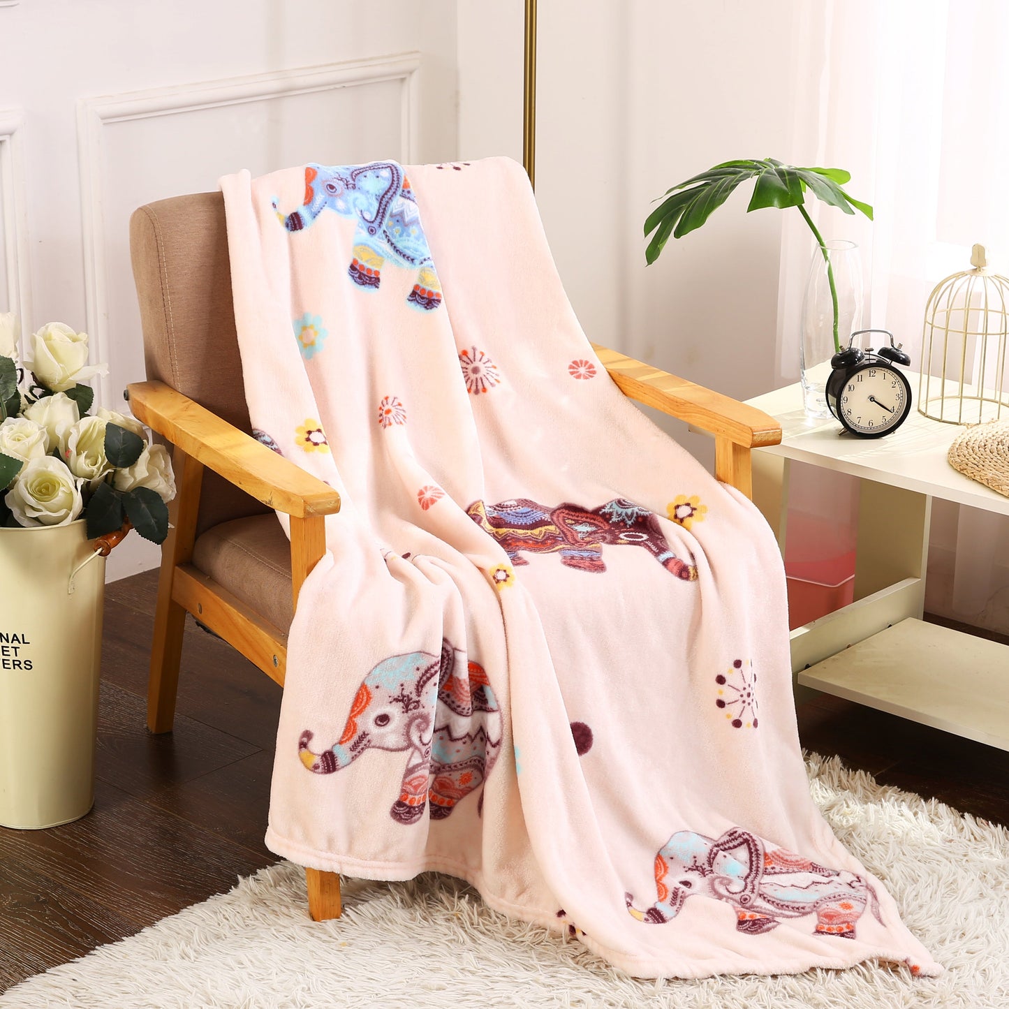 Christmas Blanket Cozy Festive Holiday Throw Blanket 50" x 60"