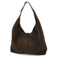 Moda Luxe Amber Suede Leather Hobo Bag