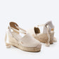 Bisbe Canvas Espadrille Platform Wedges