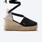Bisbe Canvas Espadrille Platform Wedges