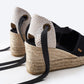 Bisbe Canvas Espadrille Platform Wedges