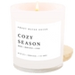 Cozy Season Soy Candle - White Jar - 11 oz