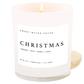 Christmas Soy Candle - White Jar - 11 oz