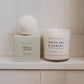 White Tea and Jasmine Soy Candle - White Jar - 11 oz