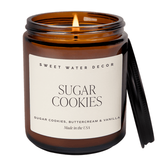 Sugar Cookies Soy Candle - Amber Jar - 9 oz