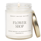 Flower Shop Soy Candle - Clear Jar - 9 oz