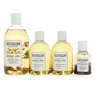Blue Stallion Body Oil Trio w/ Bonus Travel Size
