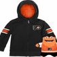 Cubcoats Transforming 2 em 1 para crianças, unissex, Philadelphia Flyers, com capuz e pelúcia macia, preto
