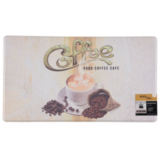 Tapete de cozinha antifadiga ''Bom café'' - 2 tamanhos! 