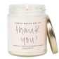 Thank You! Soy Candle - Clear Jar - 9 oz (Island Air)