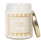Sugar Cookies Soy Candle - 9 oz Patterned Clear Jar