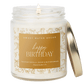Happy Birthday Soy Candle - Clear Patterned Jar - 9 oz