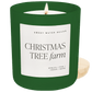 Christmas Tree Farm Soy Candle - Green Matte Jar - 15 oz