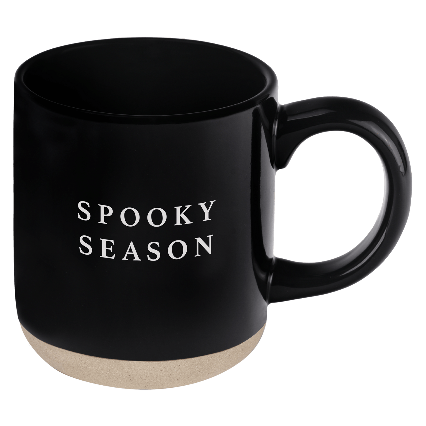 Spooky Season 14oz. Black Stoneware Coffee Mug