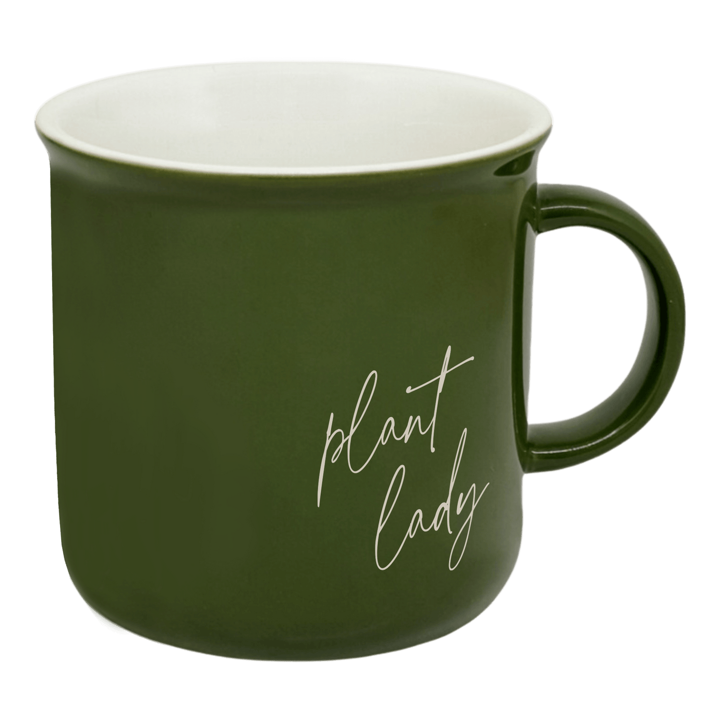 Plant Lady 11 oz Green Coffee Mug