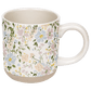 Floral 14 oz Stoneware Coffee Mug